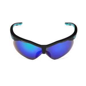 Spiuk - ochelari soare sport Ventix K, 2 lentile de schimb transparent si verde oglinda - rama neagra turquoise - Img 5