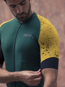 Spiuk - Tricou ciclism maneca scurta Helios SS jersey - verde galben - Img 4