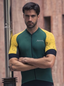 Spiuk - Tricou ciclism maneca scurta Helios SS jersey - verde galben - Img 5