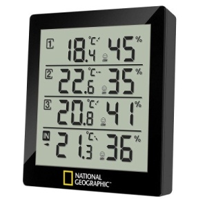 Statie meteo National Geographic 9070200, termometru, higrometru, alarma - Img 4