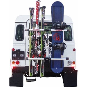 Suport schi si snowboard Fabbri Gringo Ski & Board cu prindere pe roata de rezerva - Img 4