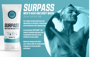 Surpass - gel de bus barbati Men`s hair and body wash Sepitonic 3M - 250ml - Img 16