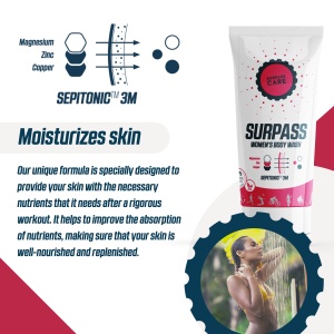 Surpass - gel de bus femei Women`s body wash Sepitonic 3M - 250ml - Img 6