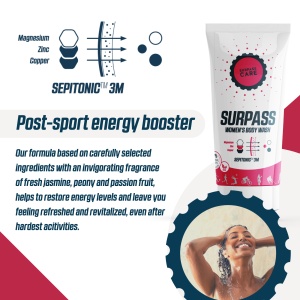 Surpass - gel de bus femei Women`s body wash Sepitonic 3M - 250ml - Img 10