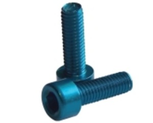 Suruburi Aluminiu Bidonas Cadru M5 X 15Mm, 50Buc Albastre, FCM3002 - Img 2