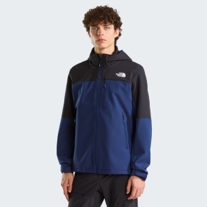 The North Face - geaca - Diablo Softshell Detachable Hood Jacket - Summit Navy | Black - L - Img 2