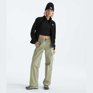The North Face - polar femei - Glacier Fleece Jacket - Black - XS - Img 4