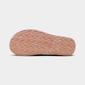 The North Face - slapi Base Camp Mini Slip-ons II W pentru femei - Cafe Creme | Evening Sand Pink - Img 4