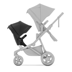 Thule Sibling Seat - Scaun al doilea copil pentru Carucior Thule Sleek 2, Black - Img 2