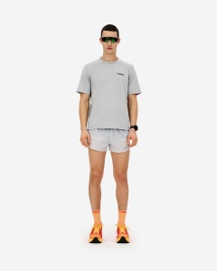 Tricou alergare CEP Core Run - gri deschis | respirabil cu mesh - Img 9