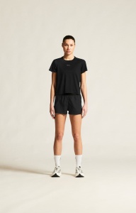 Tricou alergare Craft Hypervent Tee - negru | ventilație perforată