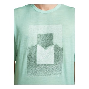 Tricou Barbati Icebreaker 150 Tech Lite Relaxed Mountain Shift Albastru - Img 5