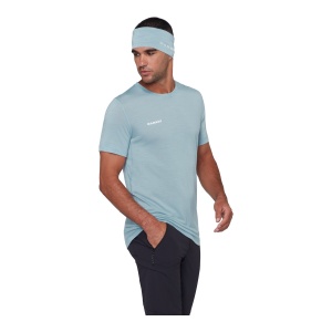 Tricou Barbati Mammut Tree Wool FL Albastru - Img 4
