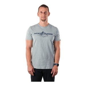 Tricou Barbati Northfinder Comfortable Hiking – Fid Skyblue