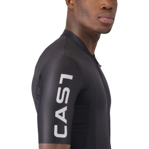 Tricou ciclism Castelli Entrata Apex bărbați - negru cu alb - Img 4