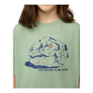 Tricou Copii Mammut Base Climbing Verde - Img 7