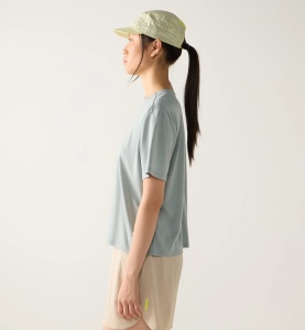 Tricou crop Haglöfs L.I.M Delta Crop Tee damă - verde - Img 3
