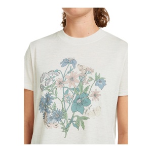 Tricou Femei Icebreaker Merino 150 Tech Lite Crop NZ Flora Gri - Img 5