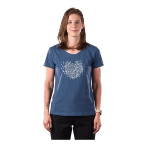 Tricou Femei Northfinder Hiking From Organic Cotton Guadalupe Bluenights - Img 3