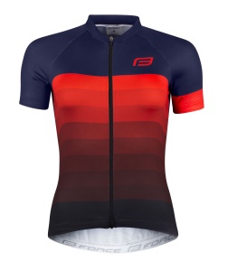 Tricou Force F Ascent Lady Albastru-Rosu - Img 2