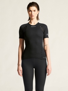 Tricou strat de bază Craft Active Extreme X RN SS W - negru | management termic - Img 2