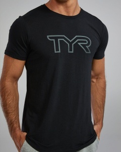 Tricou tehnic TYR Ultrasoft Lightweight - negru | confortabil și durabil - Img 8