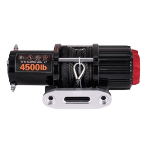 Troliu electric EMD Winch 4500lbs (2041kg), 12V, cablu sintetic 12m, raport 166:1 - Img 4