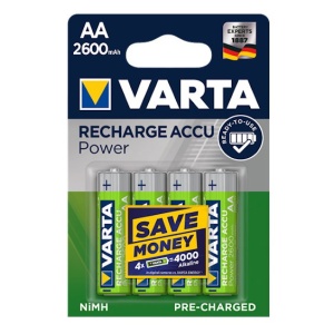 Varta - set acumulatori AA Recharge Accu 2600 mAh - 4buc