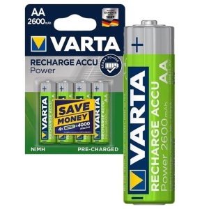 Varta - set acumulatori AA Recharge Accu 2600 mAh - 4buc - Img 2