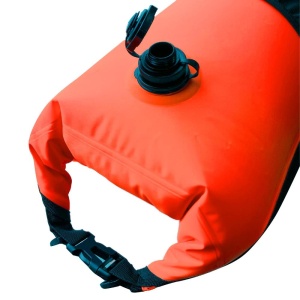 Z3R0D - accesoriu inot Safety Buoy cu plasa neagra Mesh buoy - portocaliu negru - Img 8