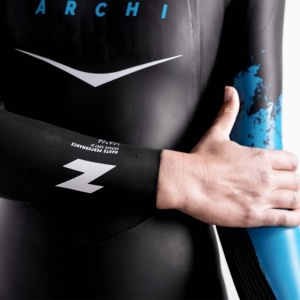 Z3R0D - costum neopren femei Archi wetsuit - negru albastru - Img 7