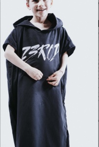Z3R0D - prosop copii tip poncho - TRANSITION TOWEL KID - albastru navy - Img 11