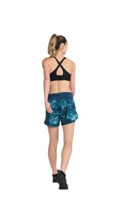 2XU - Pantaloni scurti de alergare pentru femei Aero 5 inch Shorts - albastru multicolor - Img 3