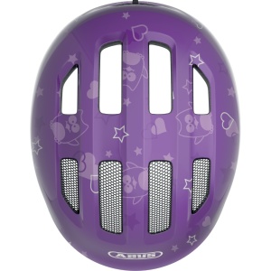 Abus - casca ciclism copii Smiley 3.0 - mov inchis model stelute - Img 2