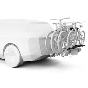Adaptor a 3/4-a bicicleta pentru suportul de biciclete Thule EasyFold 3 cu prindere pe carligul de remorcare - Img 4