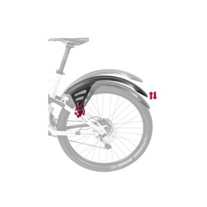 Aparatoare bicicleta ZEFAL Deflector RS75 | Spate - Img 4