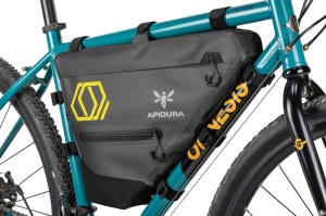 Apidura - geanta cadru bicicleta Expedition Full Frame Pack 14 litri - gri negru galben - Img 2