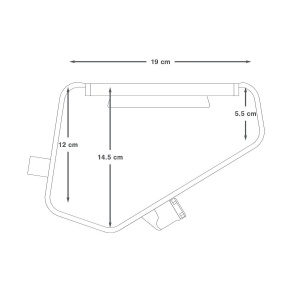 Apidura - Recipient apa pentru Bicicleta Frame Pack Hydration Bladder 1.5 litri - transparent - Img 7