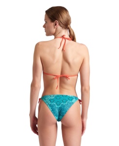 Arena - costum inot femei 2 piese - bikini - Water Print bikini triangle - Camo Kikko Water Multi - Img 2