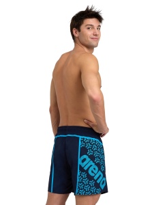 Arena - sort inot barbati - Profile Beach - Navy I Turquoise - Img 2