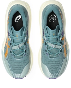 ASICS - pantofi alergare trail - Trabuco Max 5 - Foggy Teal | Radiant Amethyst - 38 - Img 4