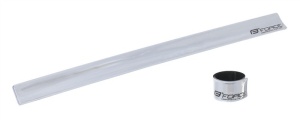 Banda reflctorizanta retractibila Force 38 cm argintie