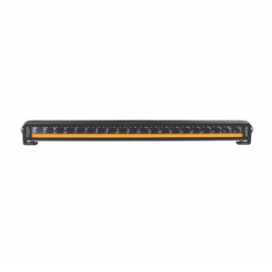 Bara LED Siberia SR 55,8 cm, 59W, 4254 lm, rază 447 m, 6000K, fascicul combo, lumină alb și amber, carcasă aluminiu negru, lentilă clar, suport inox, rezistent la apă și praf (IP67/IP69K), Strands