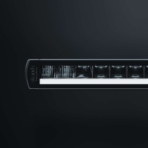 Bară LED Siberia XPA SR 81,4 cm, 166W, 10950 lm, rază 734 m / 300 m, 5700K, fascicul lungă distanță, alb/chihlimbar, aluminiu negru, policarbonat, suport aluminiu, 10-32V, rezistent la apă și praf (IP68/IP69K), Strands - Img 3