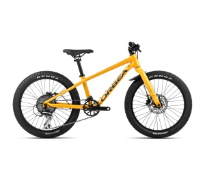 Bicicletă copii Orbea MX 20 TEAM DISC - Mango (Gloss) | Black (Matt)