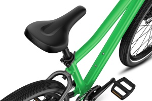 Bicicleta copii Woom 4 Explore cu roti 20" portocaliu Neon Coral - Img 26