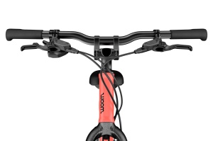 Bicicleta copii Woom 5 Explore cu roti 24" portocaliu Neon Coral - Img 4