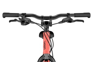 Bicicleta copii Woom 6 Explore cu roti 26" Neon Coral - Img 4