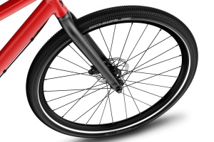 Bicicleta copii Woom 6 Explore cu roti 26" rosu Woom Red - Img 7