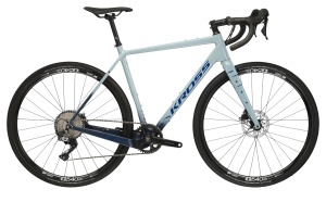 Bicicleta Gravel Kross Esker 7.0 28 inch albastra Shimano Grx